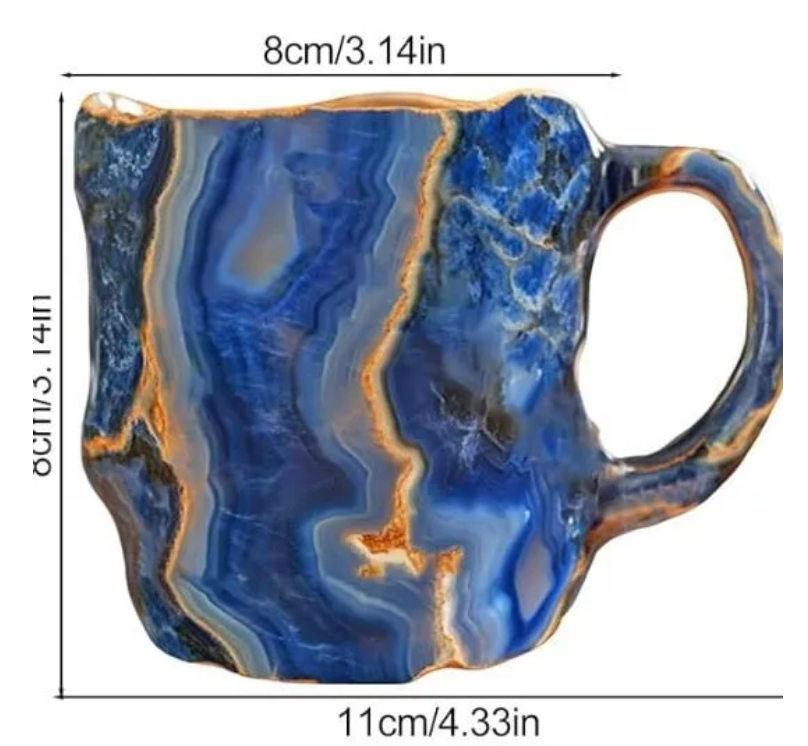 (🌲Early Christmas Sale ) ✨️2024 New Mineral Crystal Coffee Mugs