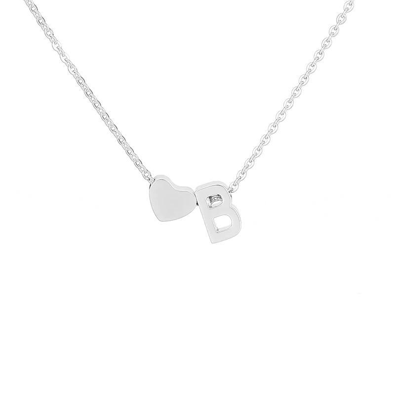 Initial Heart Necklace