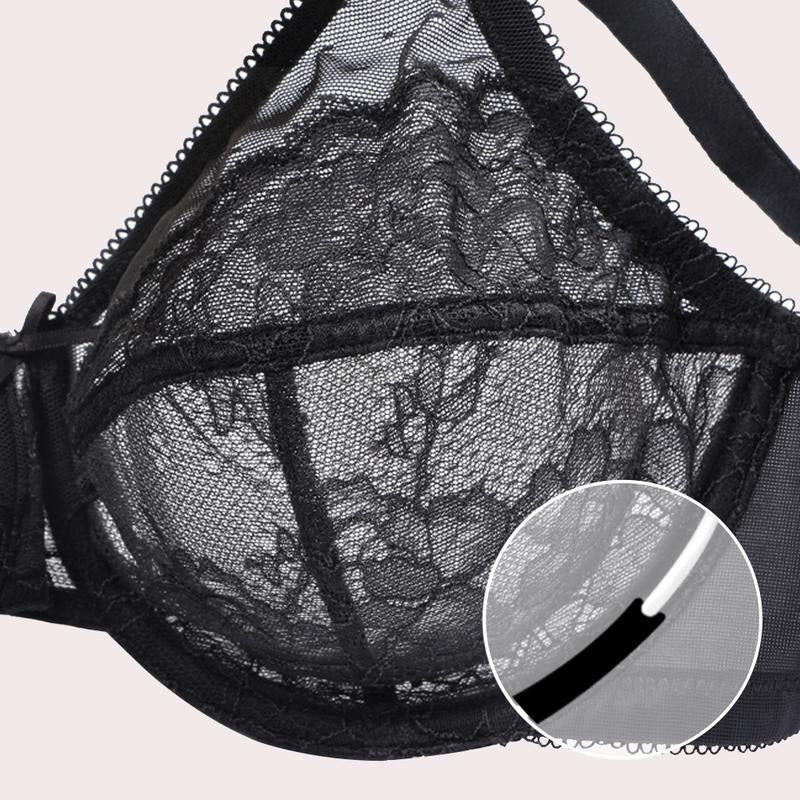 Floral Lace Full Coverage Underwire Bra