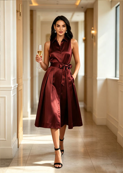 Women’s Stain Formal Wedding Guest Dress 2026