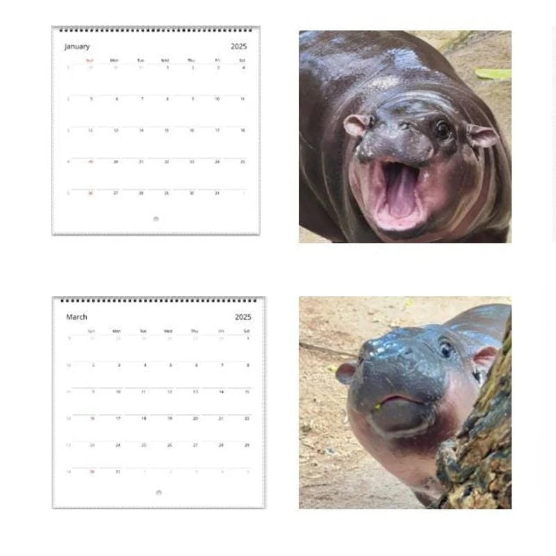 Moo Deng Calendar