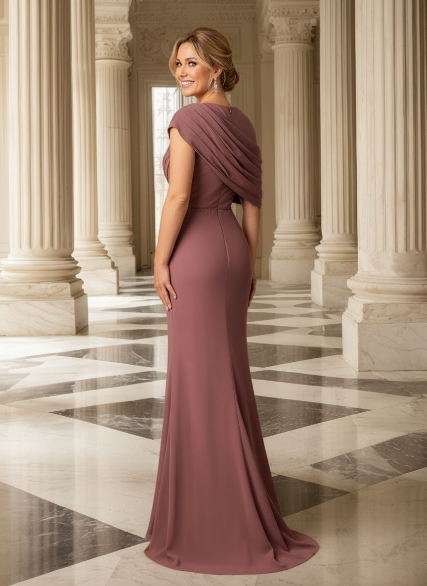 Maxi Lace Applique Mother of the Bride Dresses