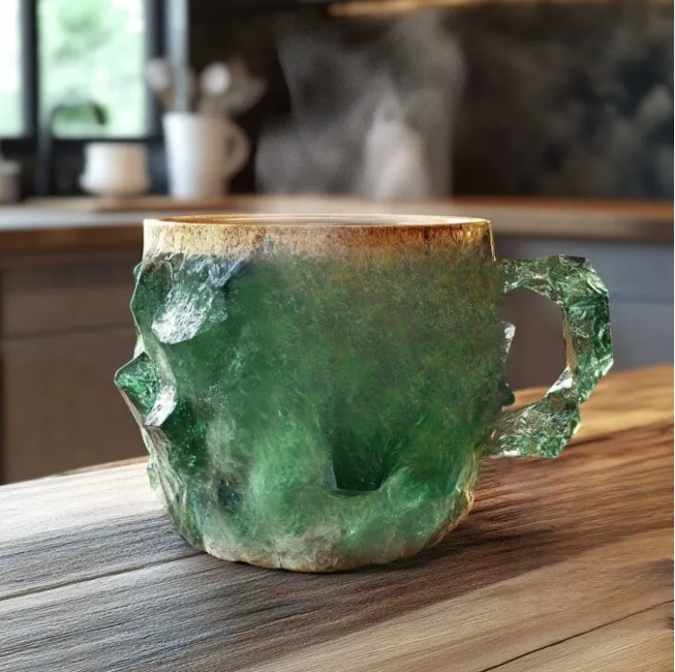 (🌲Early Christmas Sale ) ✨️2024 New Mineral Crystal Coffee Mugs