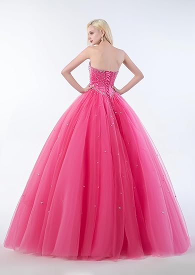 Sweetheart Tulle Strapless Ball Gown with Beading