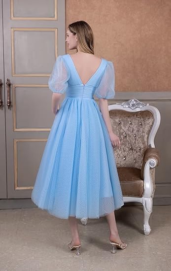 🔥 Hot Sale! 47% OFF 🔥-Lace Tulle Spaghetti Strap Homecoming Dress🎉