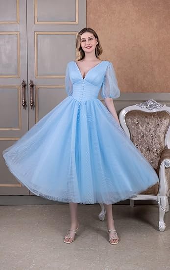 🔥 Hot Sale! 47% OFF 🔥-Lace Tulle Spaghetti Strap Homecoming Dress🎉