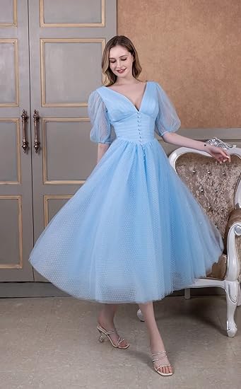 🔥 Hot Sale! 47% OFF 🔥-Lace Tulle Spaghetti Strap Homecoming Dress🎉