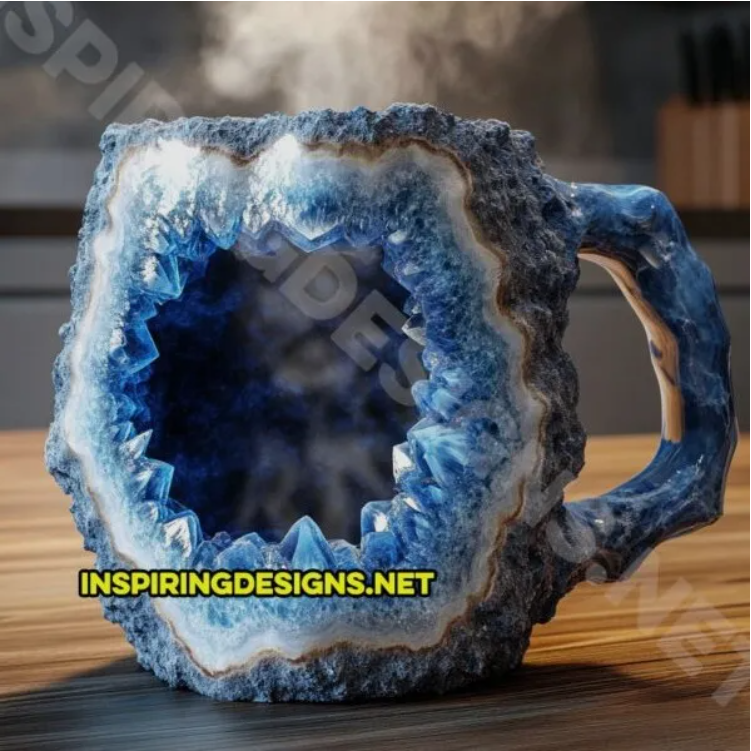 (🌲Early Christmas Sale ) ✨️2024 New Mineral Crystal Coffee Mugs