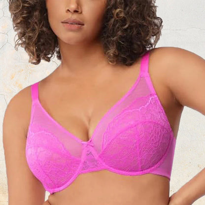 Floral Lace Full Coverage Underwire Bra