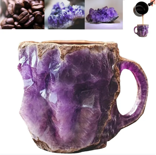 (🌲Early Christmas Sale ) ✨️2024 New Mineral Crystal Coffee Mugs