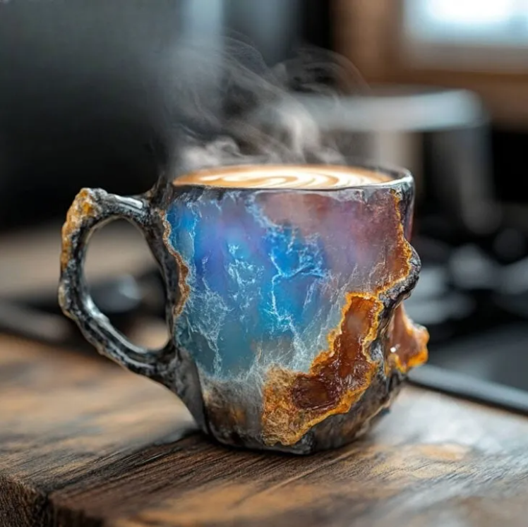 (🌲Early Christmas Sale ) ✨️2024 New Mineral Crystal Coffee Mugs