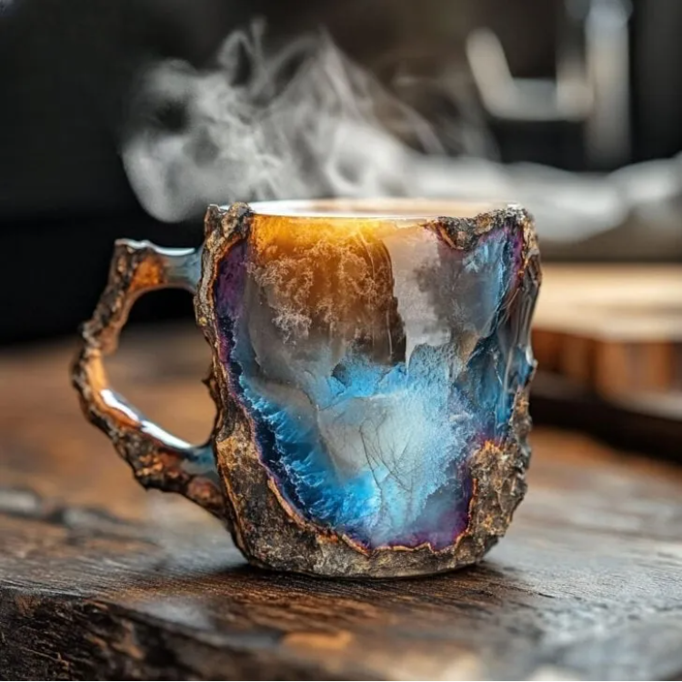 (🌲Early Christmas Sale ) ✨️2024 New Mineral Crystal Coffee Mugs