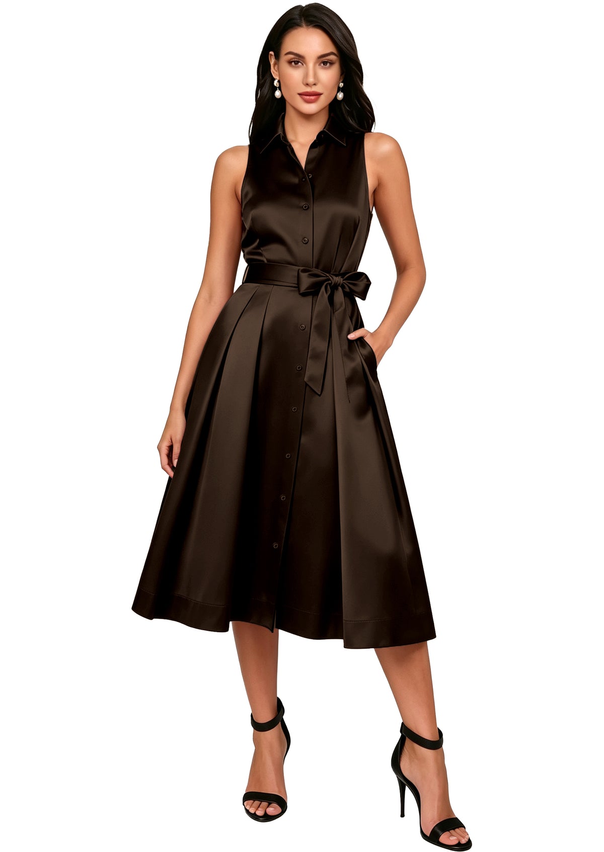 Stain Formal Wedding Guest Dress for Women 2026