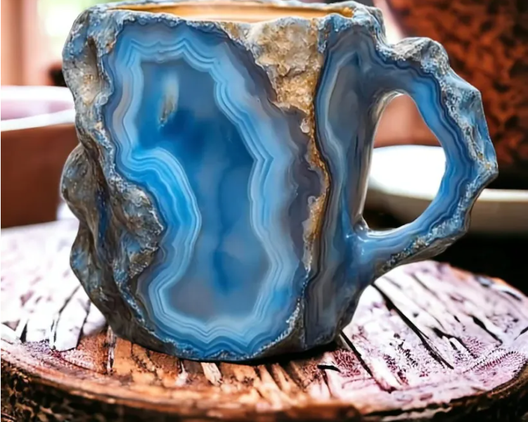 (🌲Early Christmas Sale ) ✨️2024 New Mineral Crystal Coffee Mugs