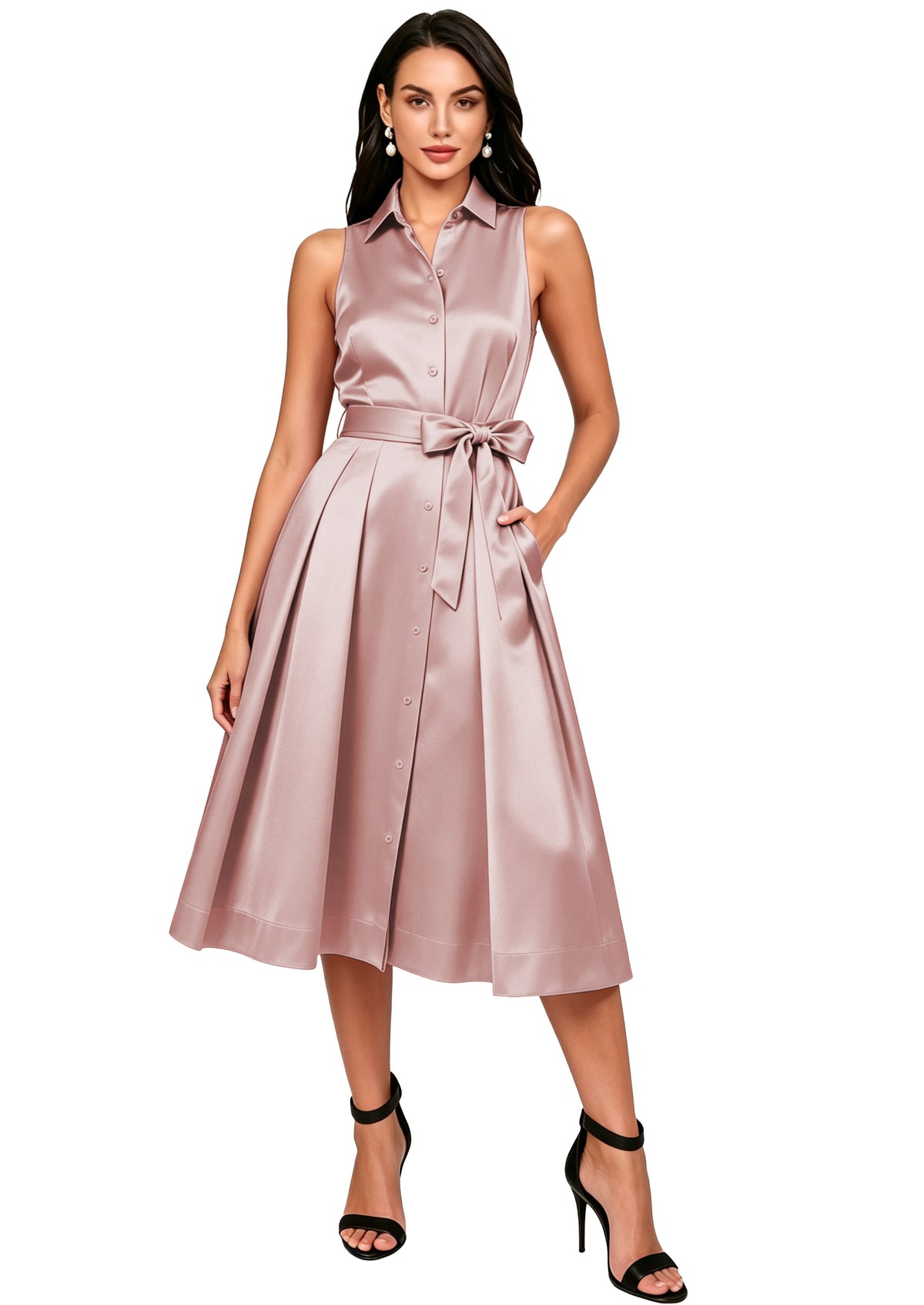 Stain Formal Wedding Guest Dress for Women 2026