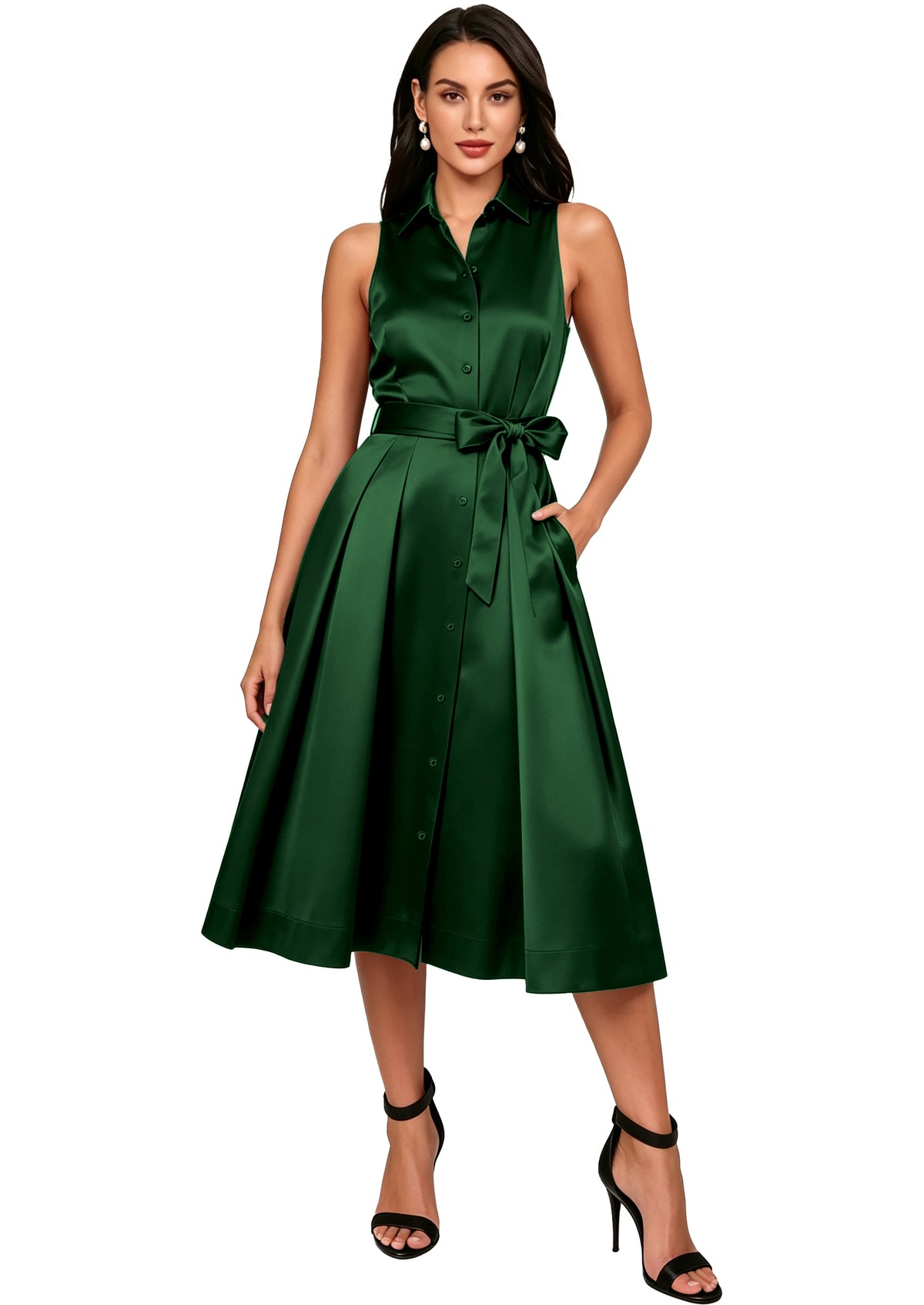 Stain Formal Wedding Guest Dress for Women 2026