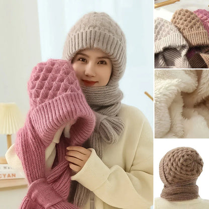 Integrated Ear Protection Windproof Cap Scarf