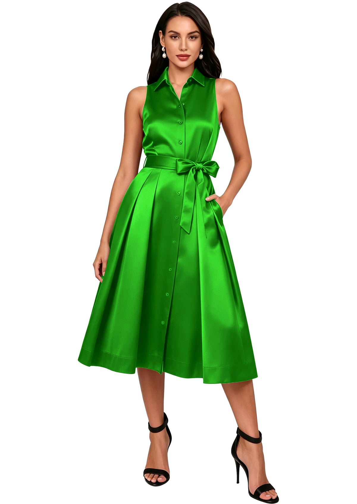 Stain Formal Wedding Guest Dress for Women 2026