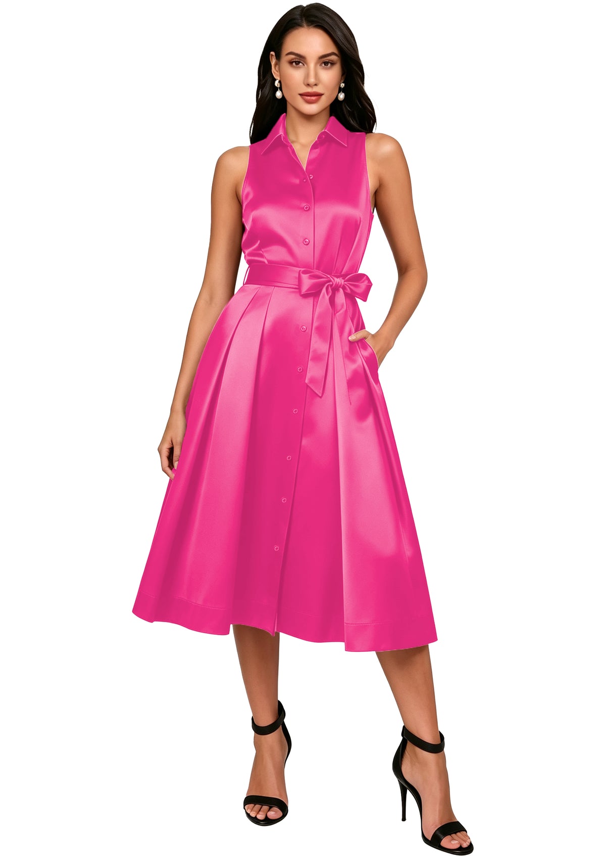 Stain Formal Wedding Guest Dress for Women 2026