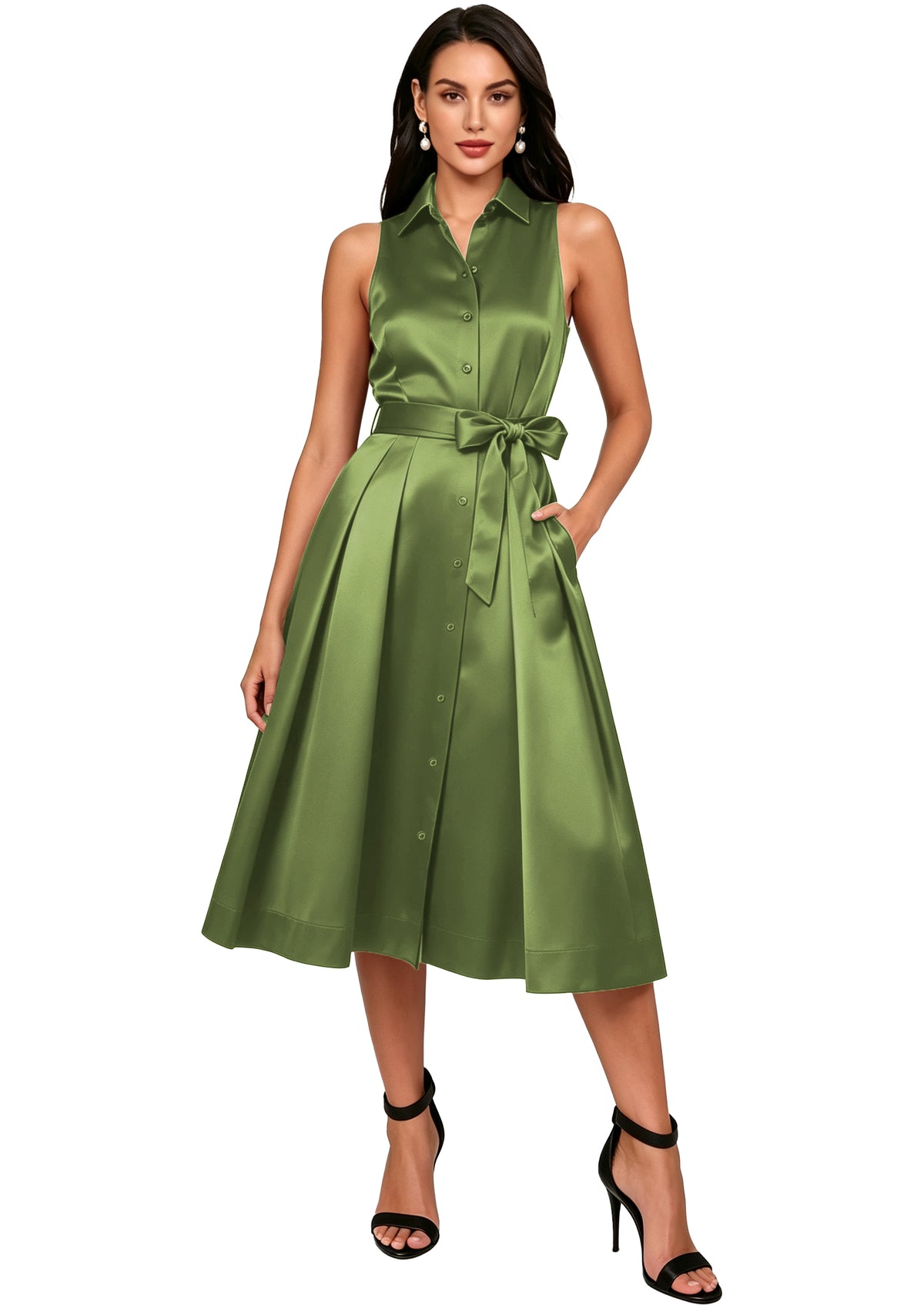Stain Formal Wedding Guest Dress for Women 2026