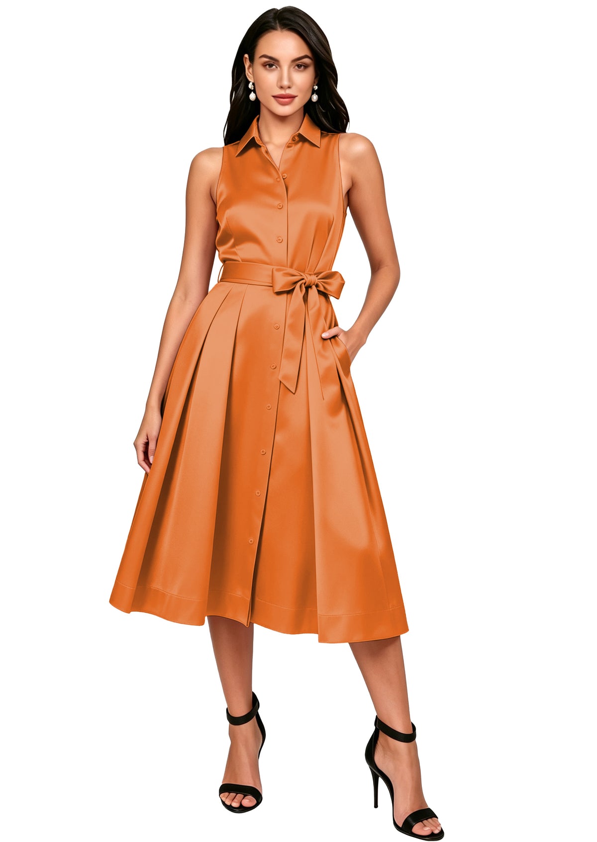 Stain Formal Wedding Guest Dress for Women 2026