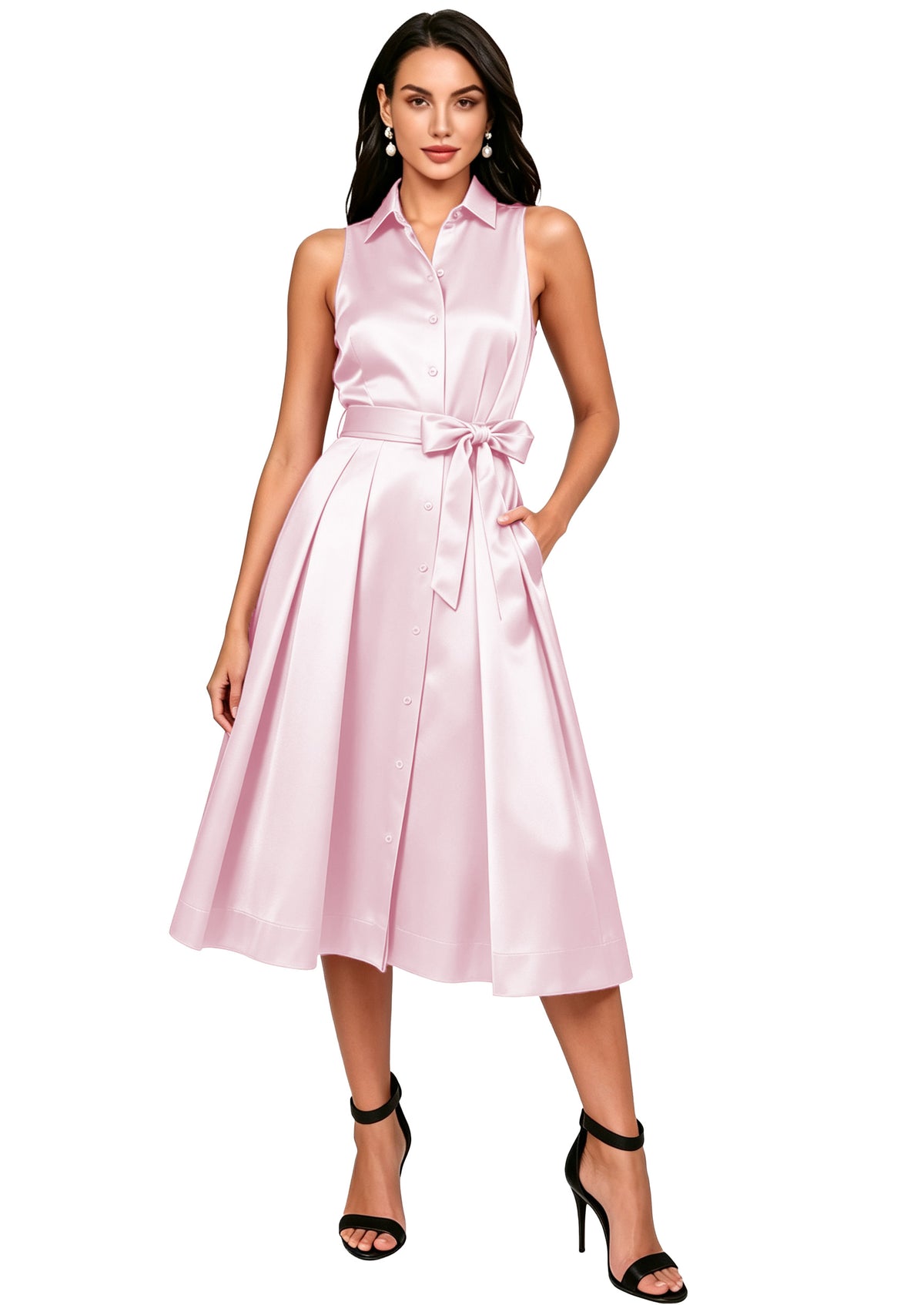 Stain Formal Wedding Guest Dress for Women 2026