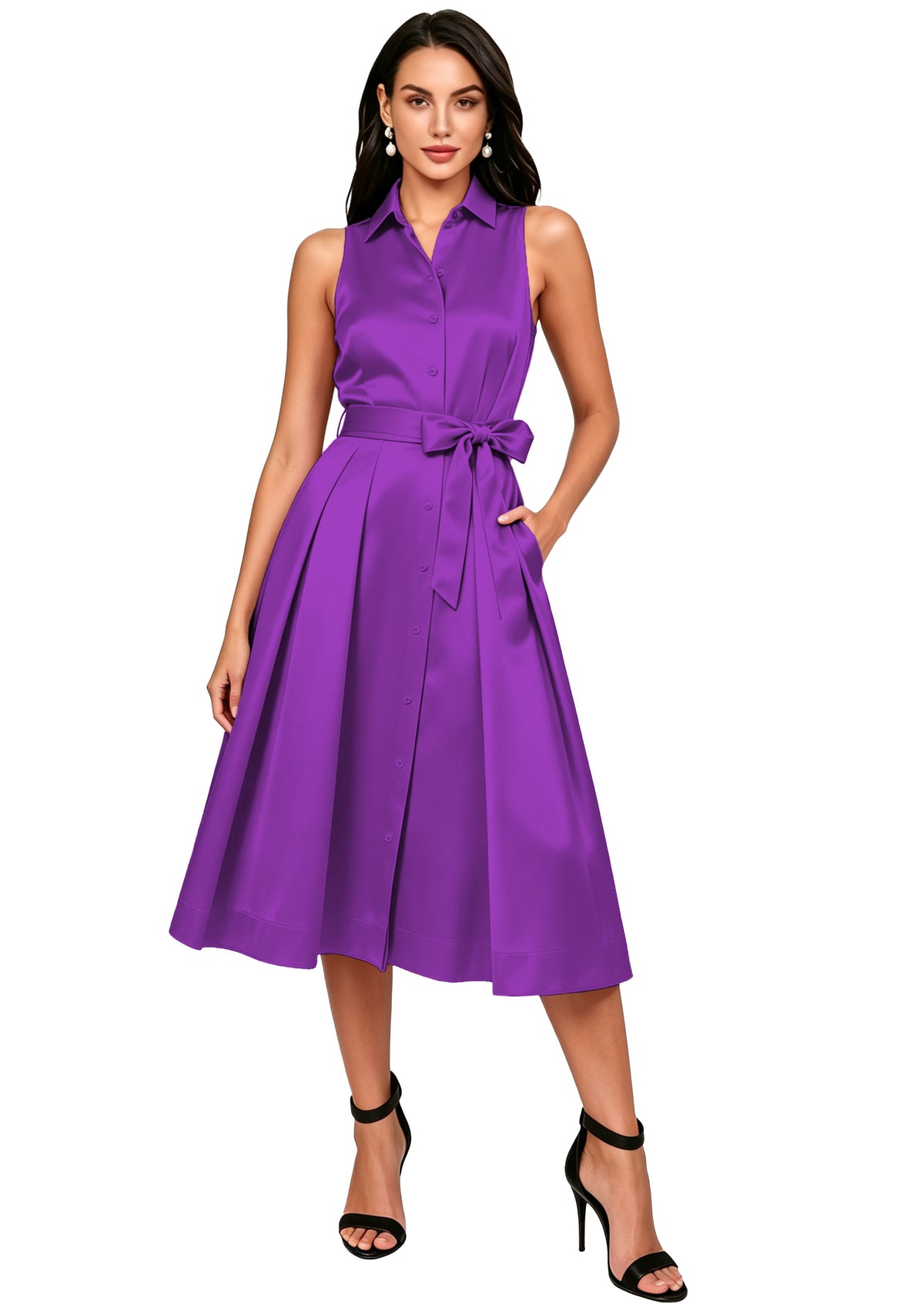 Stain Formal Wedding Guest Dress for Women 2026