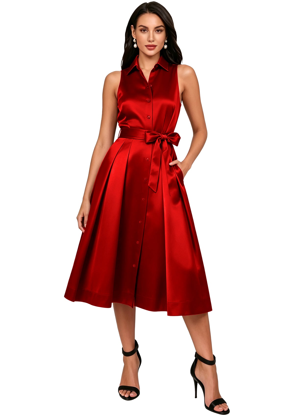 Stain Formal Wedding Guest Dress for Women 2026
