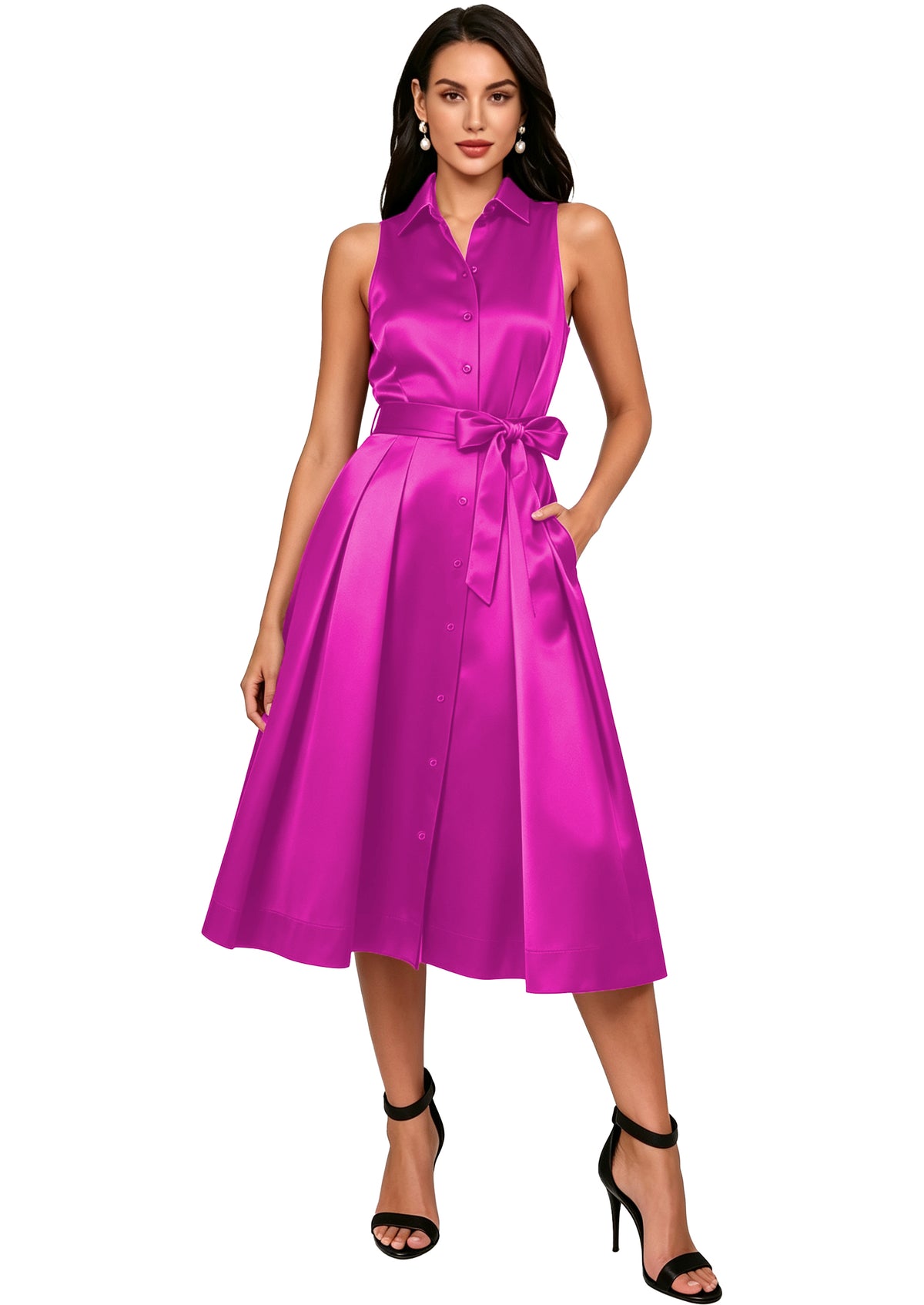 Stain Formal Wedding Guest Dress for Women 2026