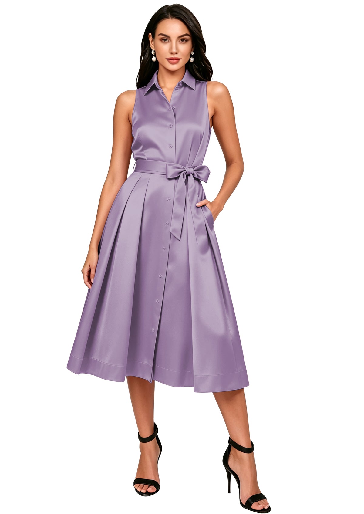 Stain Formal Wedding Guest Dress for Women 2026