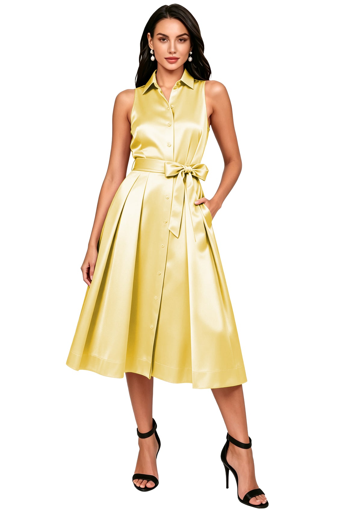 Stain Formal Wedding Guest Dress for Women 2026